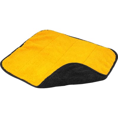Toalha de microfibra, dupla face, 45 cm x 38 cm, 420 g/m² (gsm), supermacia