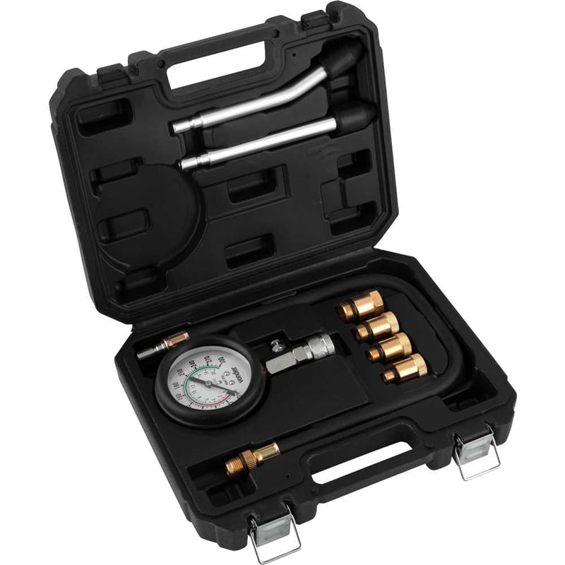 Medidor de compressão para motor, com adaptadores 0 - 300 PSI