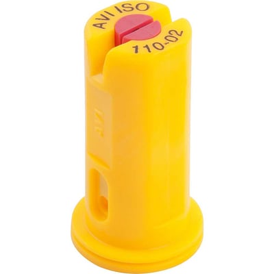 Bico para pulverizador, leque AVI 11002, amarelo
