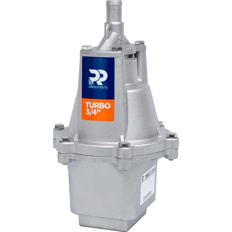 Bomba submersa 3/4", TURBO 800, parafusos zincados, 254 V~