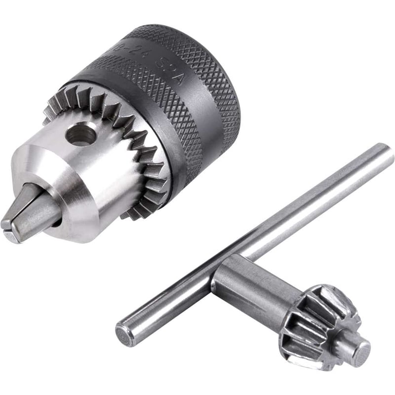 Mandril com chave 10L, 1,0 mm - 10,0 mm, 3/8" x 24 fios, leve, 1322220, RÖHM