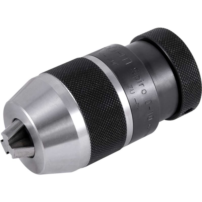 Mandril de aperto rápido, 0 mm - 10,0 mm, spiro, cone B16, 871009, RÖHM
