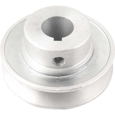 Polia de alumínio 1 canal, perfil A, 70 mm com furo de 3/4" - 19,1 mm