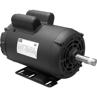 Motor elétrico aberto, 1,50 cv, 4 polos, carcaça F56H, monofásico, 127 V~/220 V~, 10019826