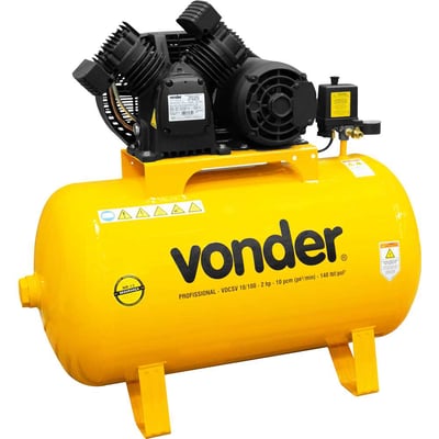 Compressor de ar VDCSV 10/100, 2,0 cv trifásico, 220 V~/380 V~