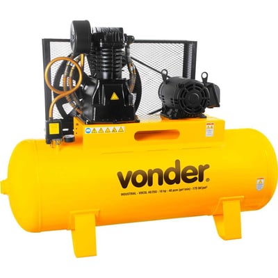 Compressor de ar VDCSL 40/250, 10,0 cv trifásico, 220 V ~/380 V~