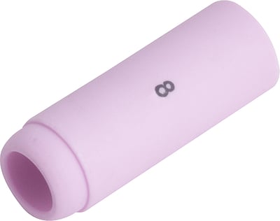 Bocal cerâmico nº 8, 13 mm x 47 mm para tocha TIG TTV 200/TTV 206/TTV 209/TTV 213