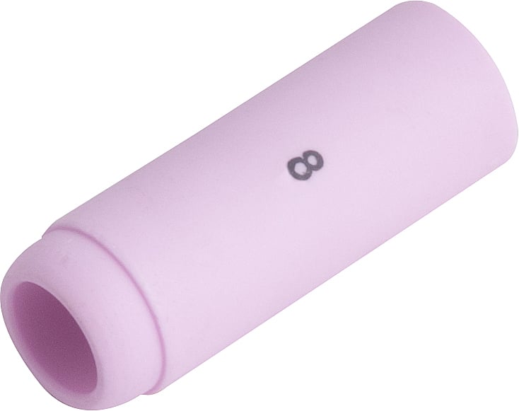 Bocal cerâmico nº 8, 13 mm x 47 mm para tocha TIG TTV 200/TTV 206/TTV 209/TTV 213