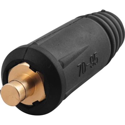 Conector baioneta macho 13,0 mm para cabo de solda