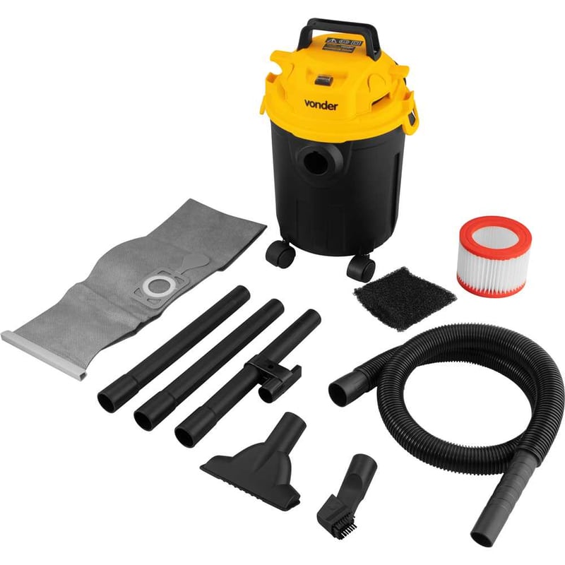 Aspirador de pó e líquidos, 1.000 W, 10 litros, 127 V~