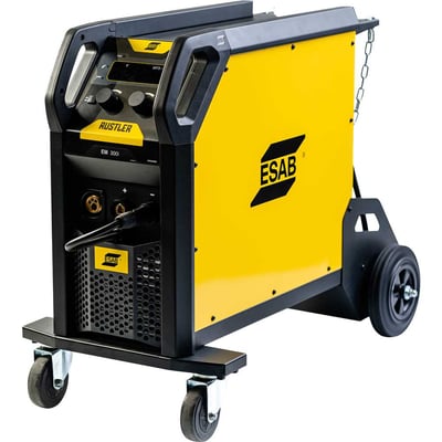 Máquina para solda MIG/MAG e eletrodo, 220 V~ - monofásica e 220 V~/380 V~ - trifásica, RUSTLER EM 300i, ESAB