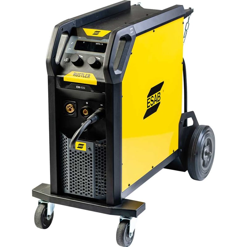 Máquina para solda MIG/MAG e eletrodo, 220 V~/380 V~/440 V~ - trifásica, RUSTLER EM 455i, ESAB