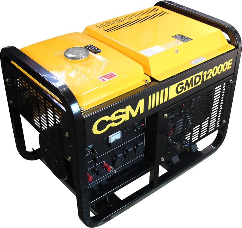 Gerador a diesel 11.000 W, 127 V~/220 V~
