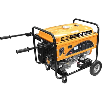 Gerador a gasolina 6.000 W, 127 V~ / 220 V~, motor 4 tempos, partida manual e elétrica, GM 5500E