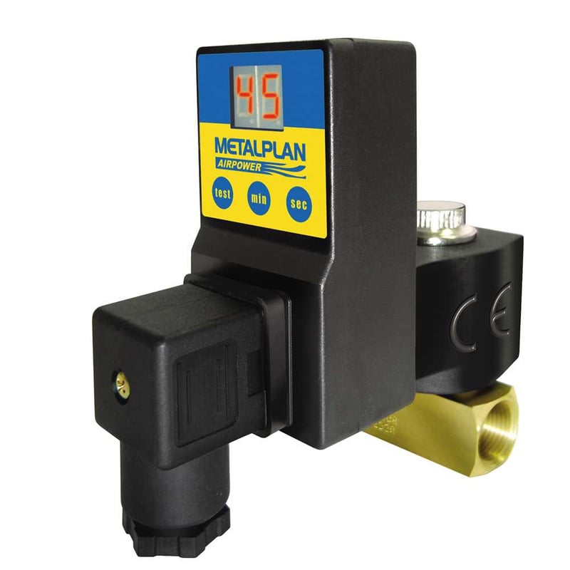 Purgador dreno eletrônico, 3/8", 16 bar, 220 V~, CR6000