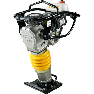 Compactador de percussão a gasolina, com motor Stark de 4 hp, 4 tempos