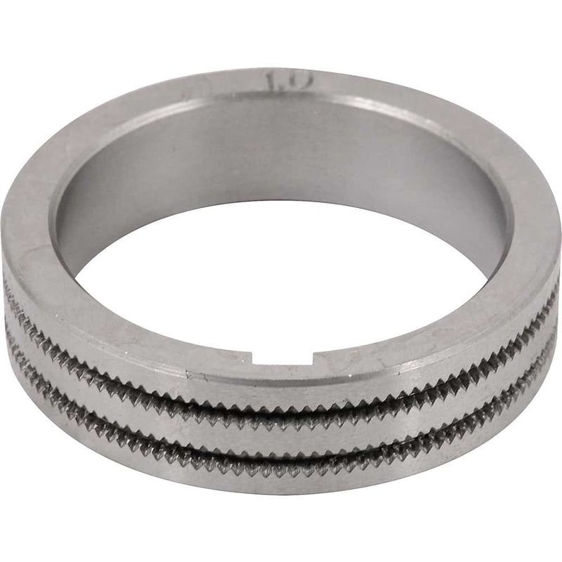 Roldana de arraste, 1,0 mm/1,2 mm, arame de aço tubular, para as máquinas MIG/MAG MM 400/MM 403/MM 405