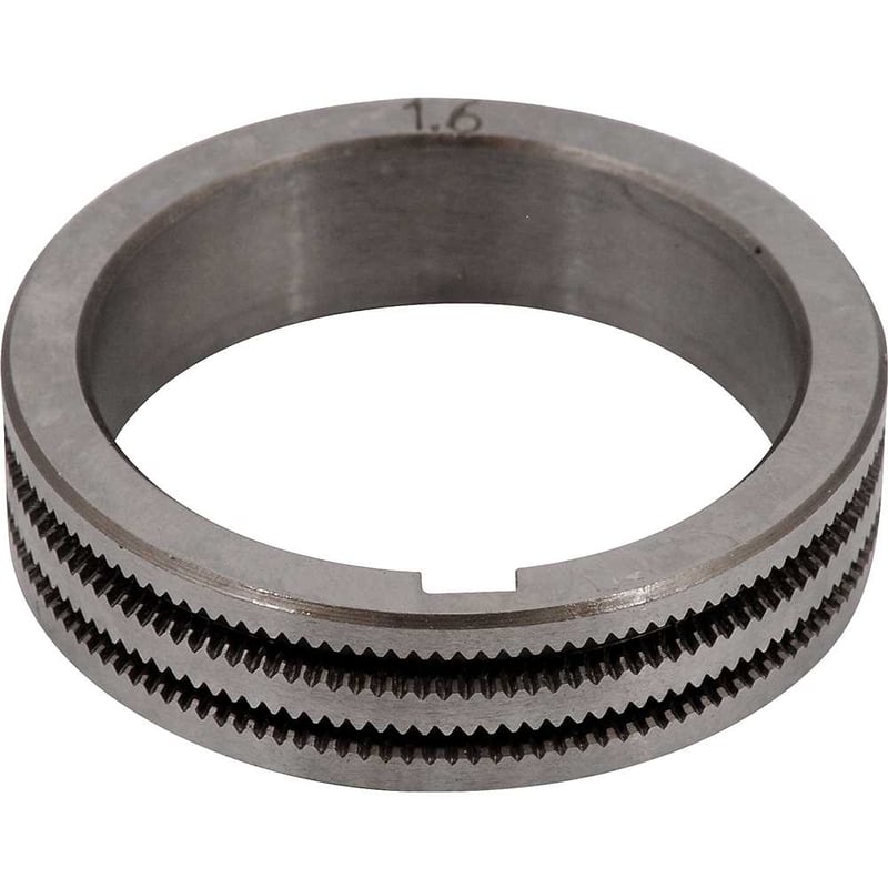 Roldana de arraste, 1,2 mm/1,6 mm, arame de aço tubular, para as máquinas MIG/MAG MM 400/MM 403/MM 405