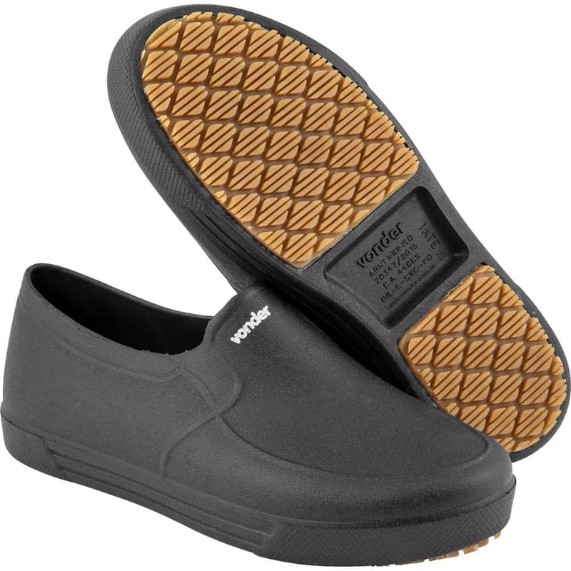 Sapato ocupacional classic, sem salto, preto, n° 40