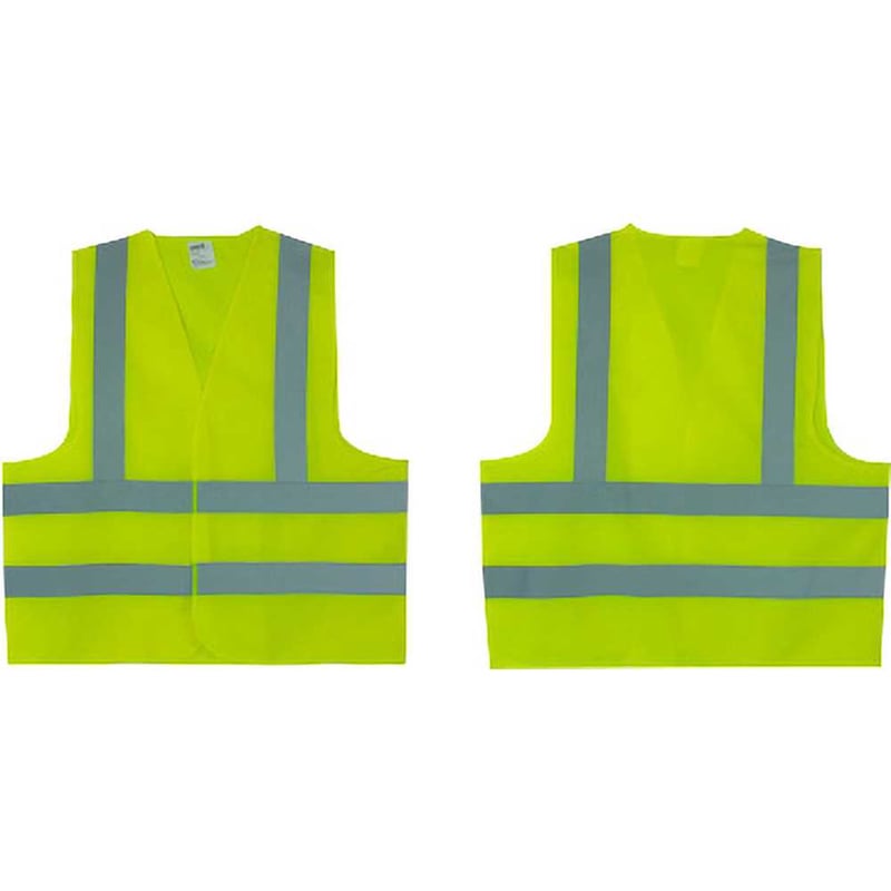 Colete sinal.. sem bolso, CG-06, verde limão com refletivo prata, 012505212