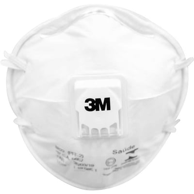 Respirador valvulado PFF2 8822, branco