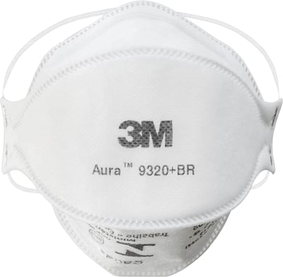 Respirador PFF2 9320+BR, Aura