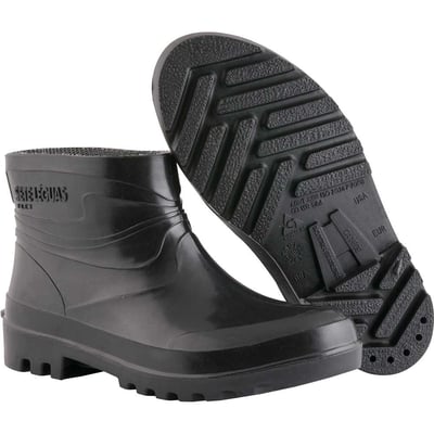 Bota de PVC preta, cano curto, SL FLEX, 38