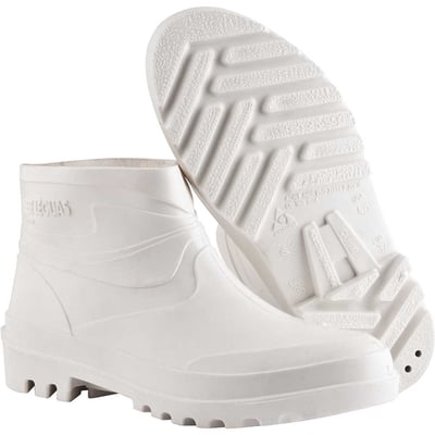 Bota de PVC branca, cano curto, SL FLEX, 37