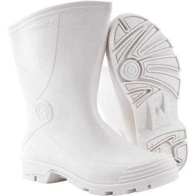 Bota de PVC branca, cano curto, Capataz II, 35