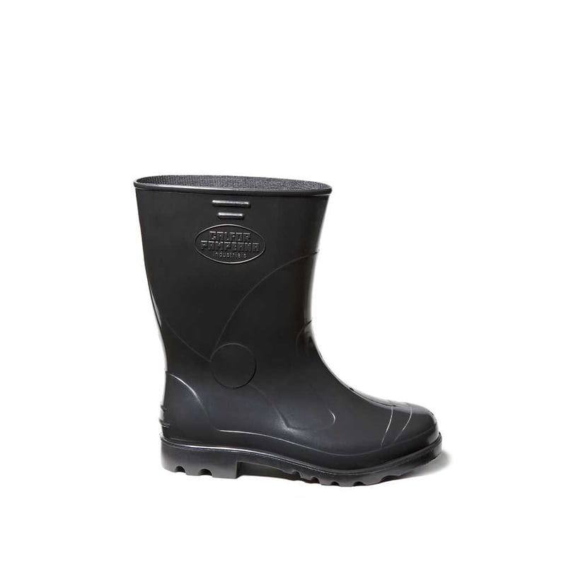 Bota de PVC preta, cano médio,com forro, 43, CCPP2 501-43, CALFOR PAMPEANA
