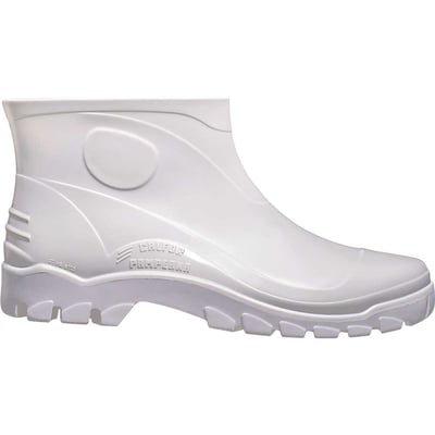 Bota PVC com forro, extra curto 39/40 branca, STIVALETTO MAX STB 515