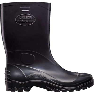 Bota de PVC, cano médio, com forro, nº 39, preta, STIVALETTO MAX, STMP 516