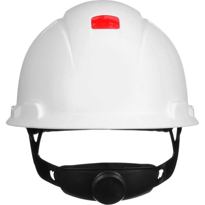 Capacete aba frontal branco, com catraca, H-701, HB004732416