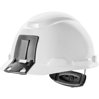 Capacete aba frontal mineiro, branco, com catraca, H-701, HB004732465