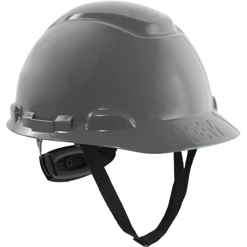 Capacete aba frontal cinza, com catraca, H-708, HB004732440