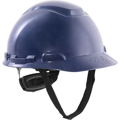 Capacete aba frontal azul escuro, com catraca, H-710, HB004732457