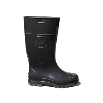Bota de PVC, cano longo, com forro, preta, nº 44, Industrial CLPP2 502