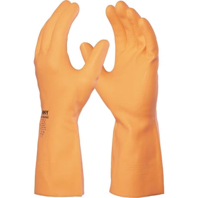 Luva de látex Max Orange, tamanho XG
