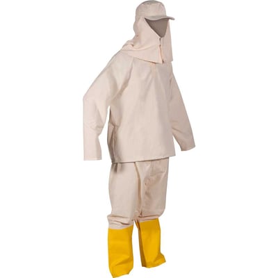 Conjunto de proteção para aplicação de defensivo agrícola, sem avental, sem viseira, 40 lavagens, flash