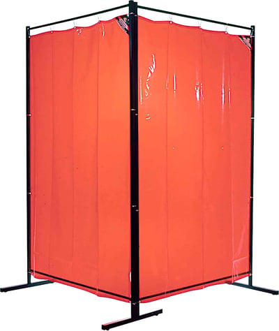 Cortina para solda laranja, 1,22 m x 1,78 m, 010190010
