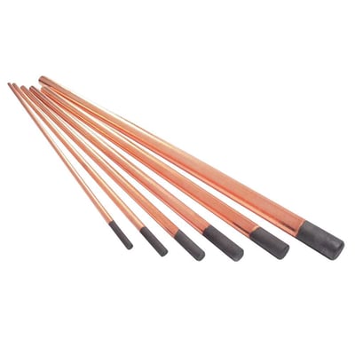 Eletrodo de carvão grafitado cobreado, para corte, chanfro e goivagem, 5/16" x 12" 012014812