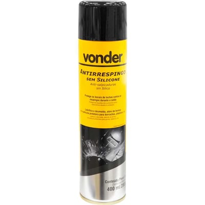 Antirrespingo sem silicone spray