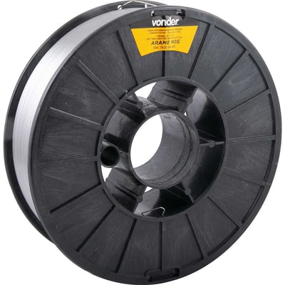 Arame Autoprotegido 0,8 mm, carretel plástico com 5 kg, sem gás