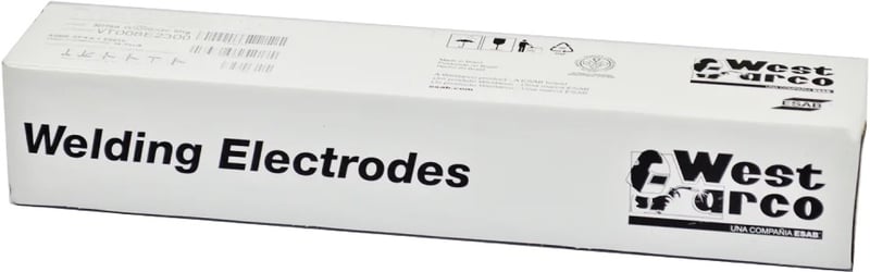 Eletrodo revestido para aço carbono, 5 kg, E7018, com 2,50 mm, WELD WEST