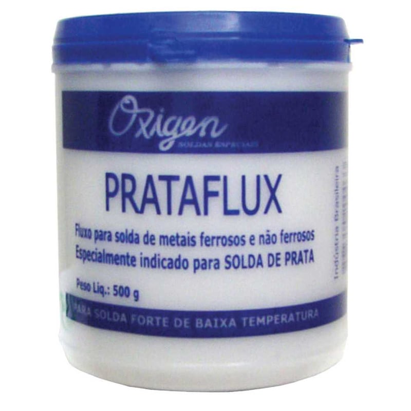 Fluxo para solda prata 500 g, Prataflux