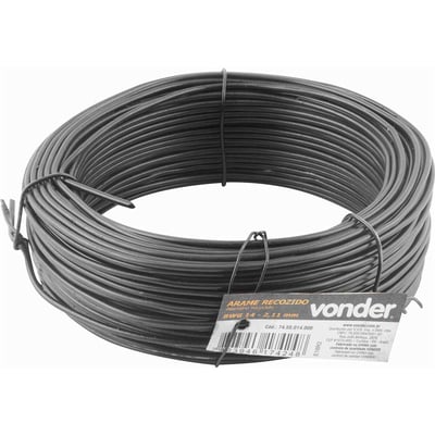 Arame recozido BWG 14, rolo com 1,0 kg