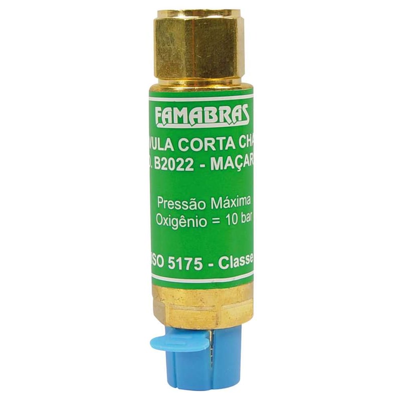 Válvula seca corta chama/fogo oxigênio, para maçarico FSVO