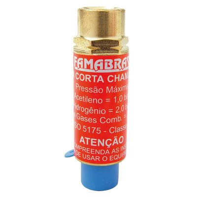 Válvula seca corta-chama para regulador, Acetileno, descartável, FSVG/R