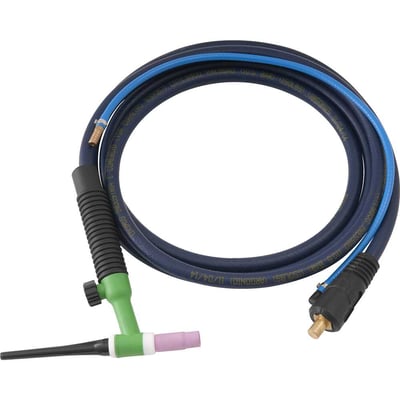 Tocha TIG 160A HW26V, com engate rápido de 13 mm, com válvula, 3,5 metros