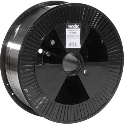 Arame MIG aço inox 308L, 0,8 mm, carretel com 15 kg